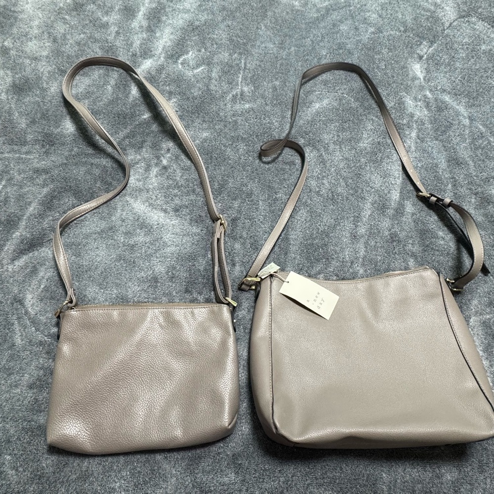 a new day Taupe Crossbody Bag Set